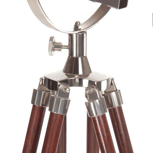 Gulvlampe med trefod 180 cm massivt mangotræ