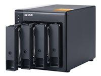 QNAP TL-D400S - 4-bay ekstern harddisk-array (SATA 6 Gb/s)