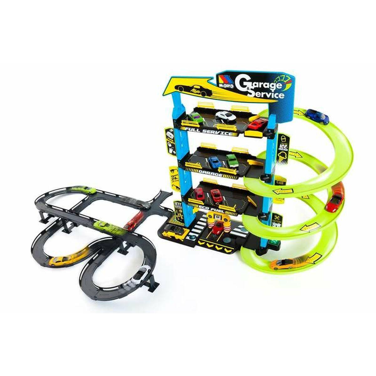 Moltó Garage Service racerbane - 3 niveauer med 5 biler (OUTLET C) billede