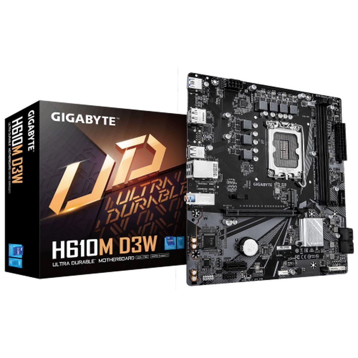 Gigabyte H610M D3W mATX bundkort - LGA 1700, H610, DDR5 billede