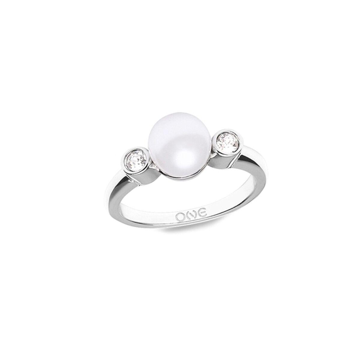 One Jewels OJER02S-8 ring til kvinder - sølvfarvet, str. 8 billede