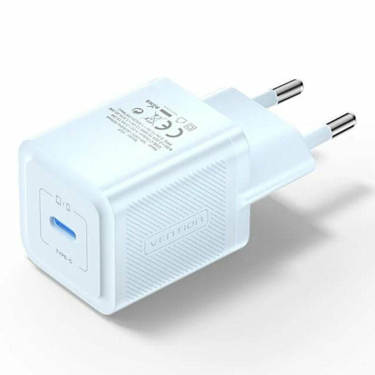 Vention FEPL0-EU vægoplader 20 W med USB-C (EU-stik) billede