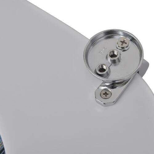 Toiletsæder med låg 2 stk. gammelt trædesign MDF