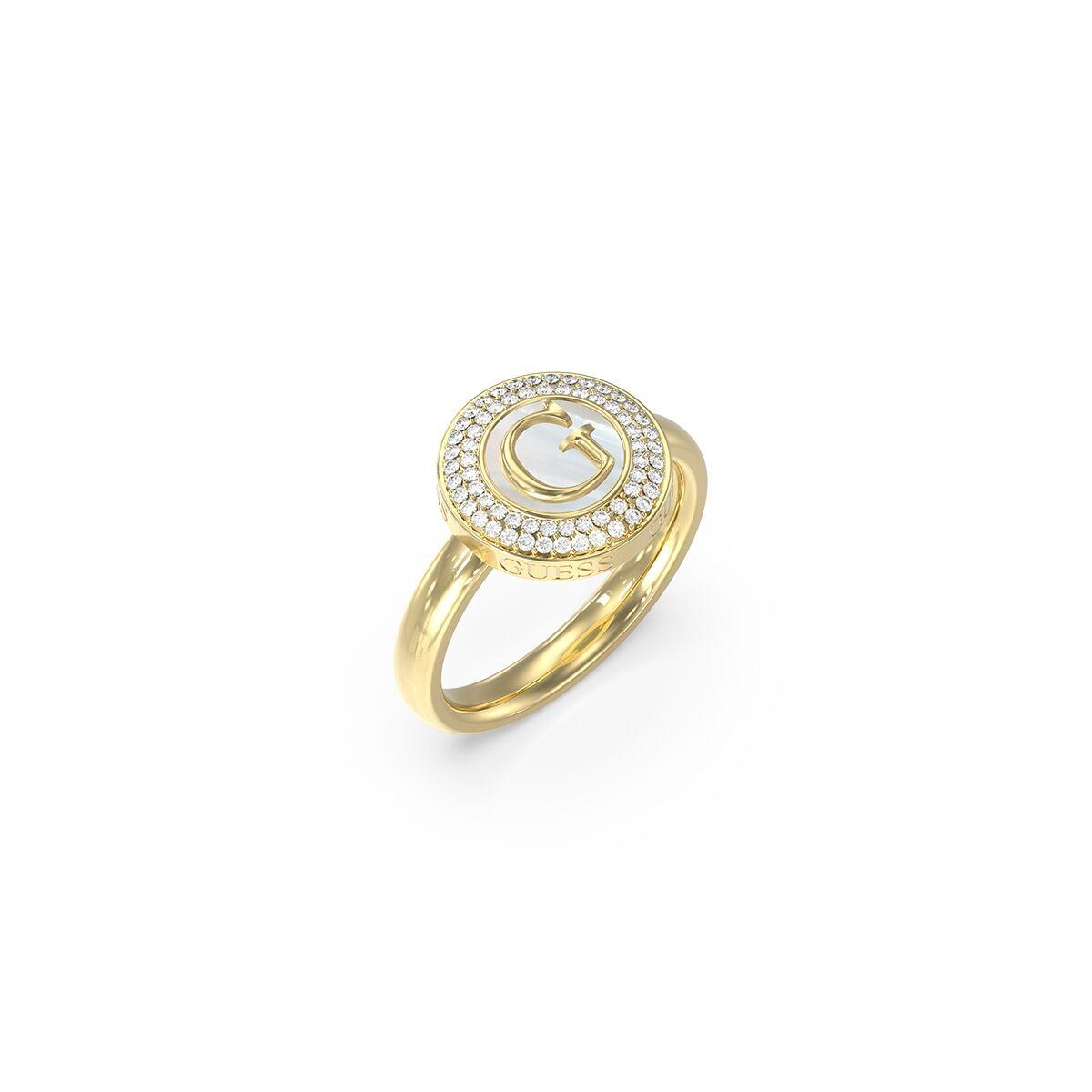 Guess ring til kvinder JUBR06206JWYG58 - gylden billede