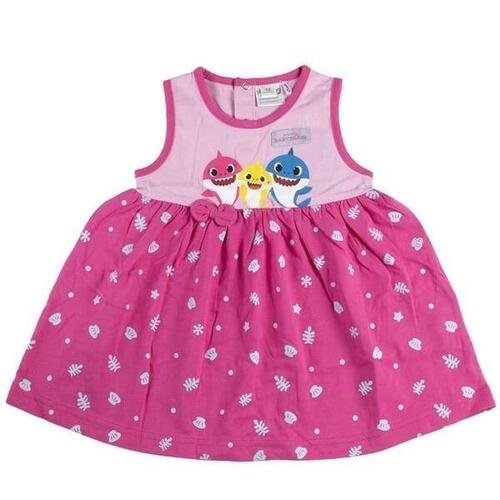 Kjole Baby Shark Pink 12 måneder
