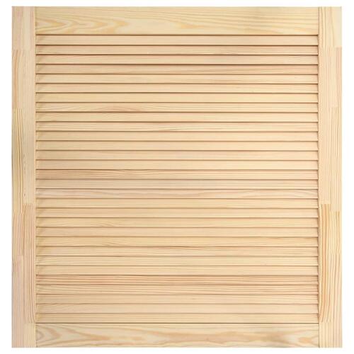 Skabslåger 2 stk. 61,5x59,4 cm lameldesign massivt fyrretræ