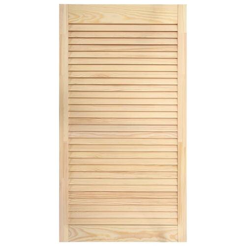 Skabslåger 2 stk. 99,5x39,4 cm lameldesign massivt fyrretræ