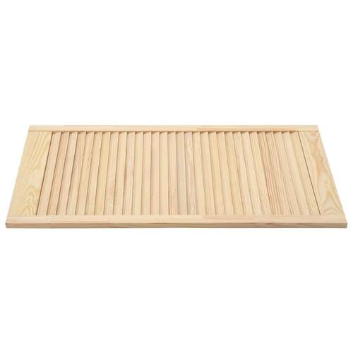 Skabslåger 2 stk. 99,5x39,4 cm lameldesign massivt fyrretræ