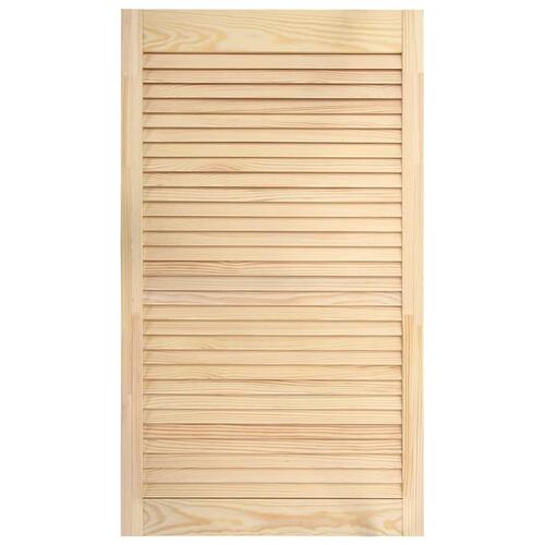 Skabslåger 2 stk. 99,3x49,4 cm lameldesign massivt fyrretræ