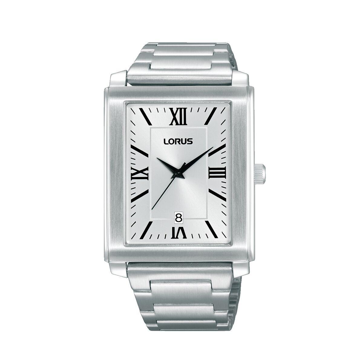 Lorus RS987DX9 dameur - sølvfarvet armbåndsur med dato billede