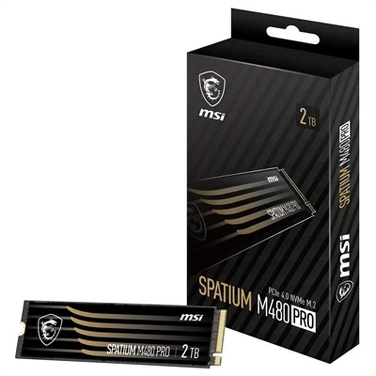 MSI Spatium M480 Pro 2 TB NVMe M.2 SSD (PCIe 4.0) billede