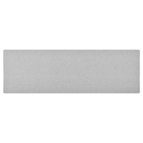 Tæppeløber 80x250 cm lysegrå
