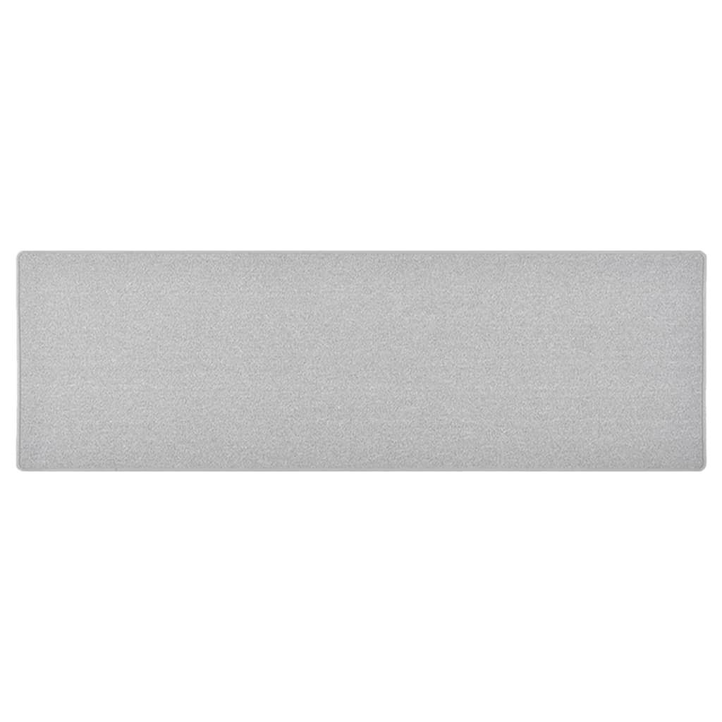 Tæppeløber 80x250 cm lysegrå