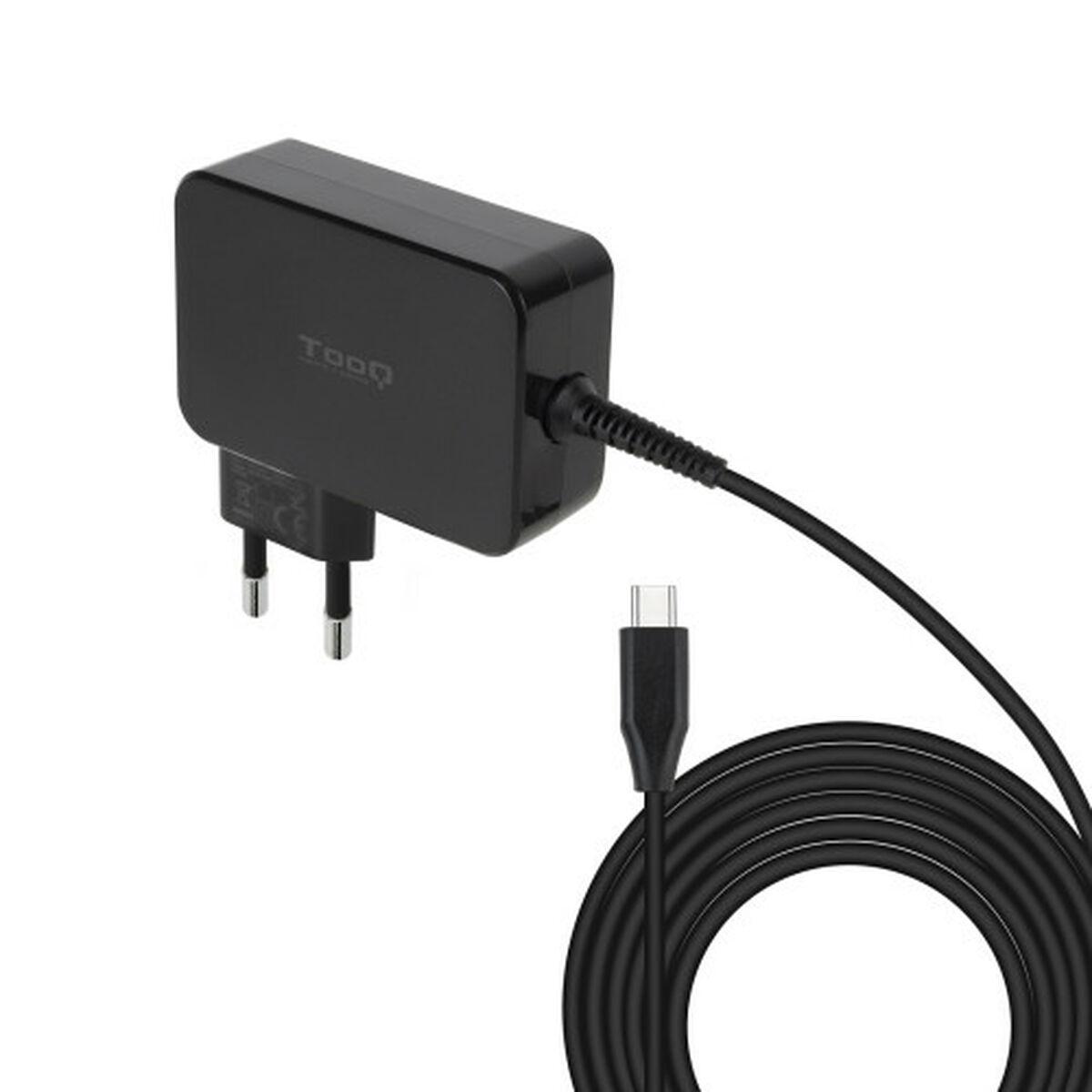 TooQ TQLC-USBCGAN100PD laptop-oplader 100 W - USB-C PD, 1,8 m - Sort billede