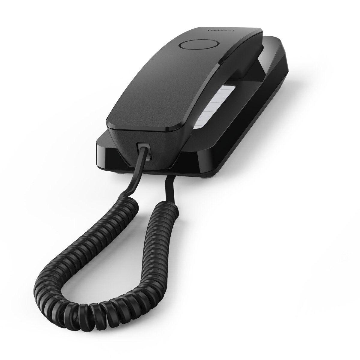 Gigaset DESK 200 fastnettelefon med ledning - Sort billede