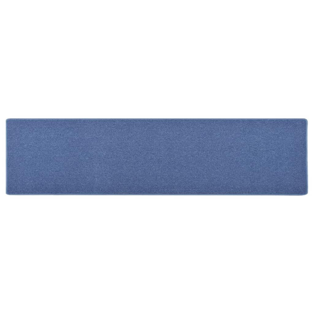 Tæppeløber 50x200 cm blå
