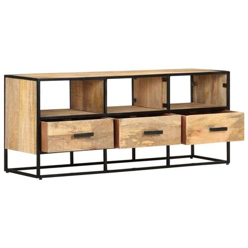 Tv-skab 110x30x45 cm ru mangotræ