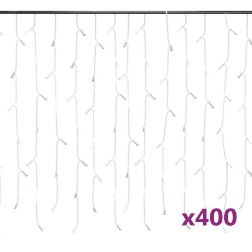 LED-lysgardin 10 m 400 LED'er 8 funktioner farverigt lys