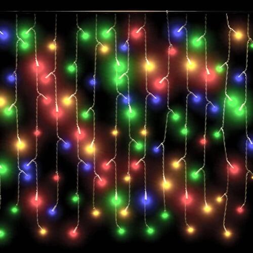 LED-lysgardin 10 m 400 LED'er 8 funktioner farverigt lys