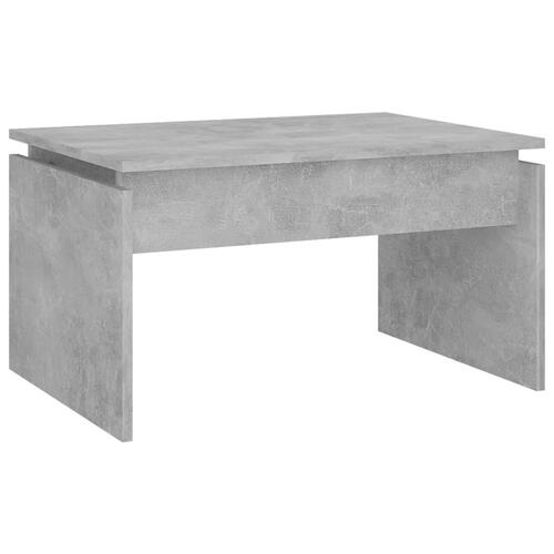 Sofabord 68x50x38 cm konstrueret træ betongrå