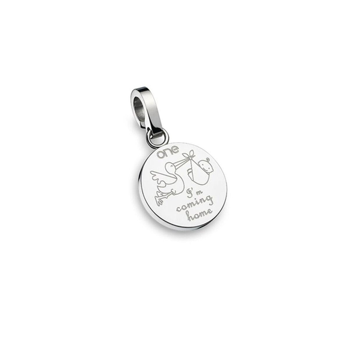 One Jewels OJEBC045 vedhæng - sølvfarvet charm billede