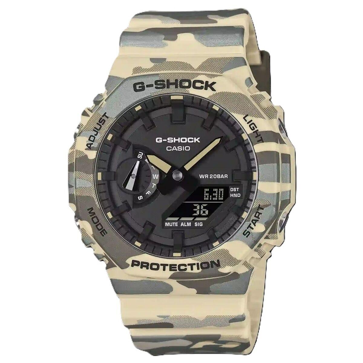 Casio G-Shock GA-2100CM-5AER unisex armbåndsur 45,5 mm - camouflage billede