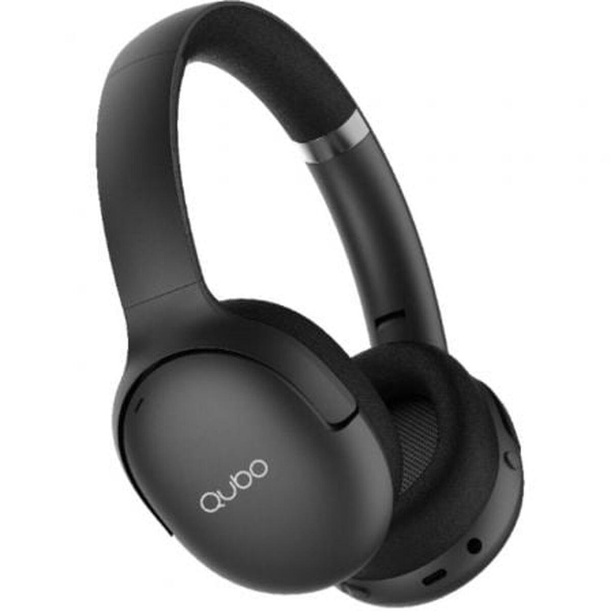 Qubo HD-400 BK trådløse over-ear hovedtelefoner - sort billede