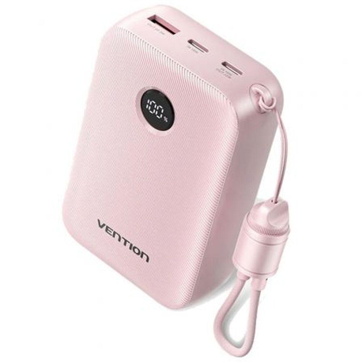 Vention FKBP0-C powerbank 20.000 mAh - pink, USB-C/USB-A, 22,5 W billede