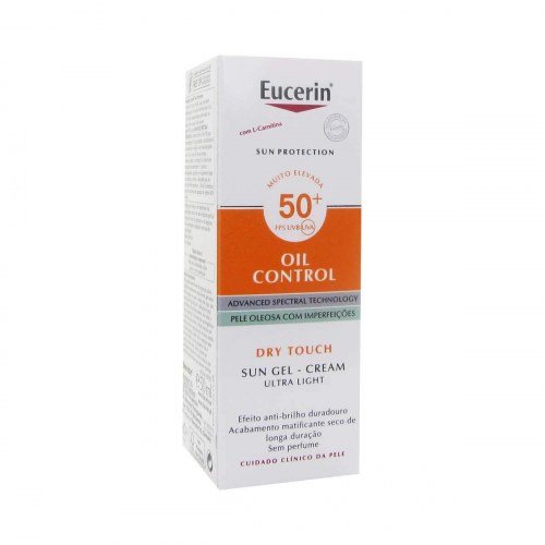 Eucerin Oil Control Sun Gel-Cream SPF 50+ - solcreme til ansigtet