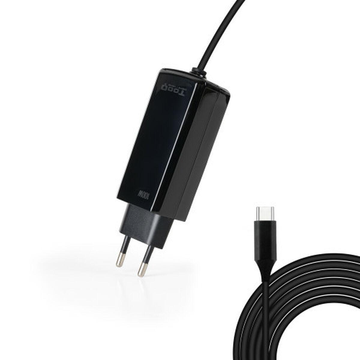 TooQ TQLC-USBCGAN100PD-C laptop-oplader 100 W - USB‑C, 1,8 m billede