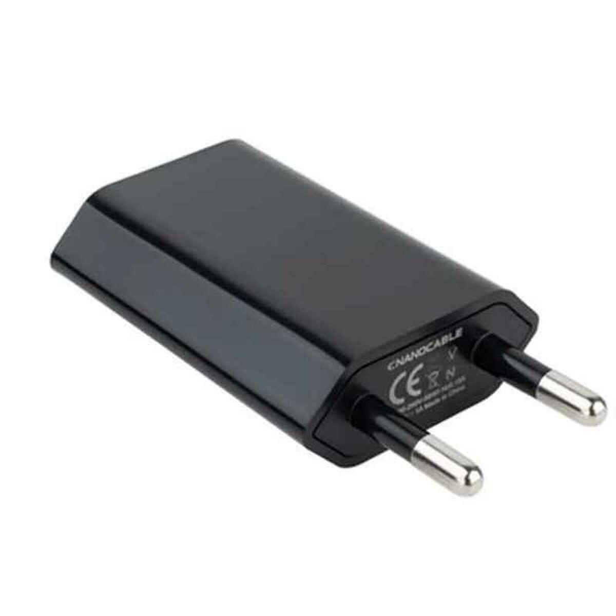 NANOCABLE 10.10.2002 USB vægoplader - Sort 5 W (5 V/1 A) billede