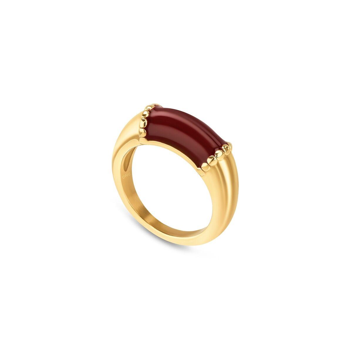 One Jewels OJBR11G-8 ring til kvinder - gylden, str. 8 billede