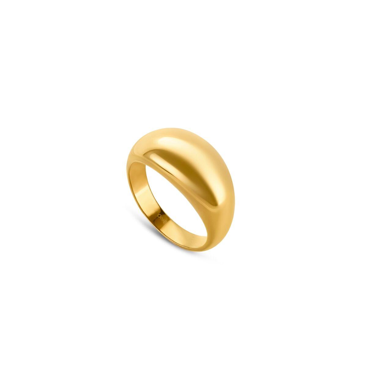 One Jewels OJCR02D-7 ring til kvinder - gylden, str. 7 billede