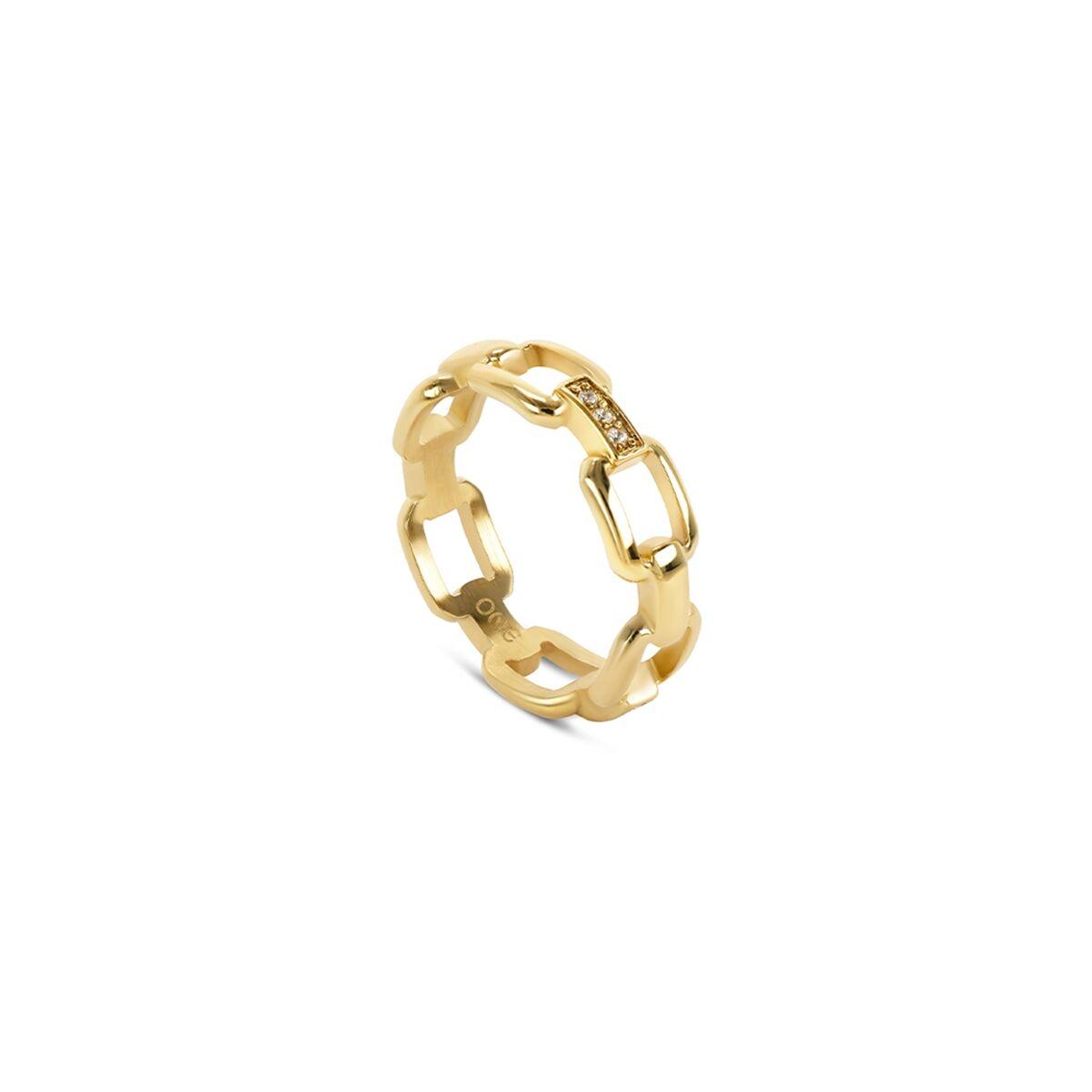 One Jewels OJLR03G-6 - gylden ring til kvinder, elegant kædelook billede