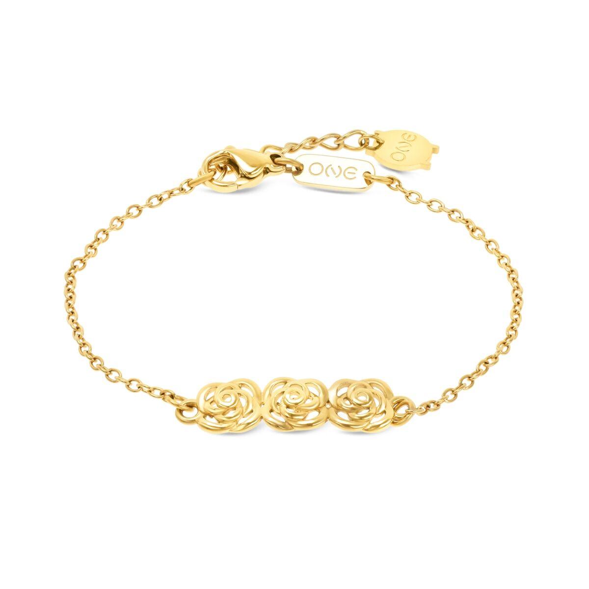 One Jewels OJRB03D armbånd - gylden, elegant damearmbånd billede