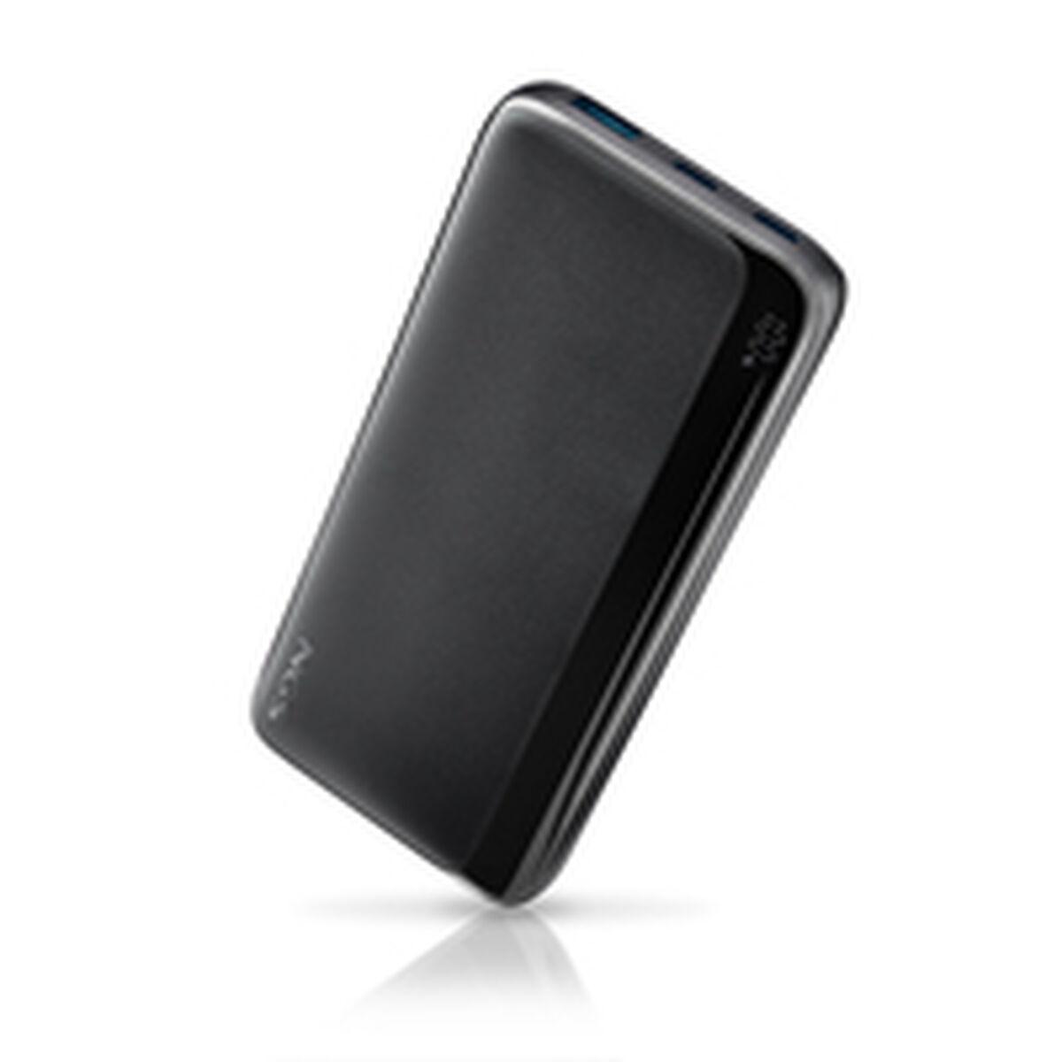 NGS Quiz 10 Black powerbank 10.000 mAh - hurtig opladning, sort billede