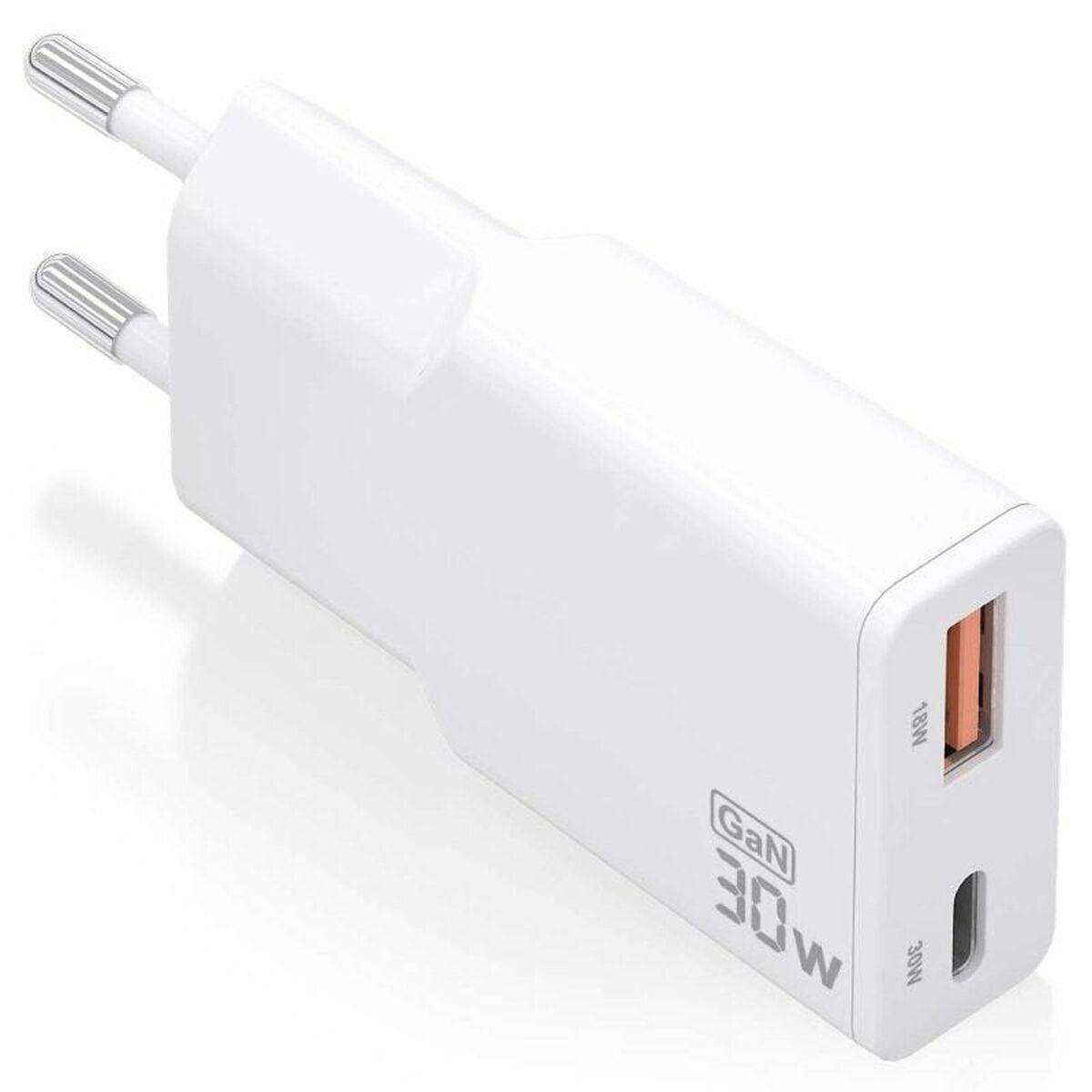 Aisens ASCH-30W2P046-W vægoplader 30 W - hvid billede