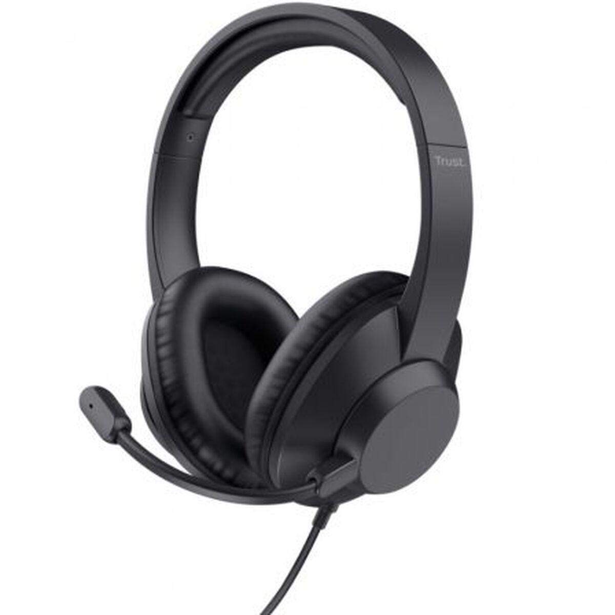 Trust Ayda Max 25460 gaming headset med mikrofon - Sort billede