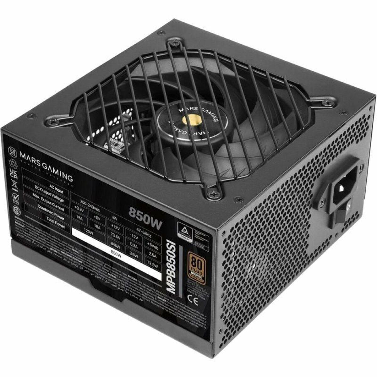 Mars Gaming MPB850SI - ATX strømforsyning 850 W, 80 Plus Bronze billede