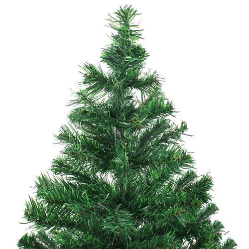 Kunstigt juletræ med fod 120 cm 230 grene