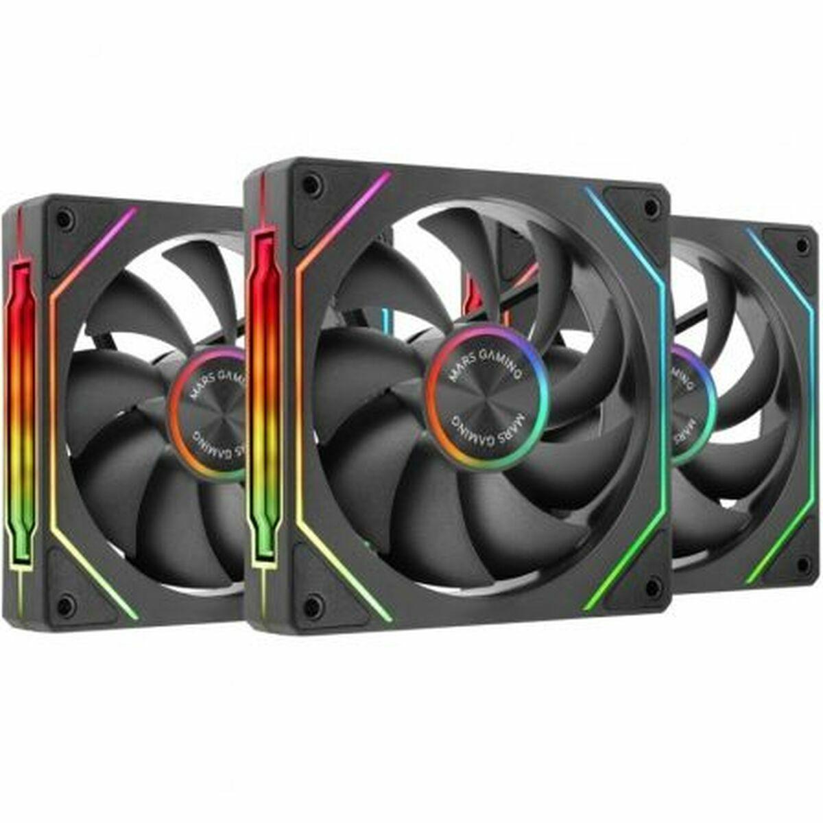 Mars Gaming MF-LINKFINITYKIT2 120 mm ARGB kabinetblæsere - 3-pack billede