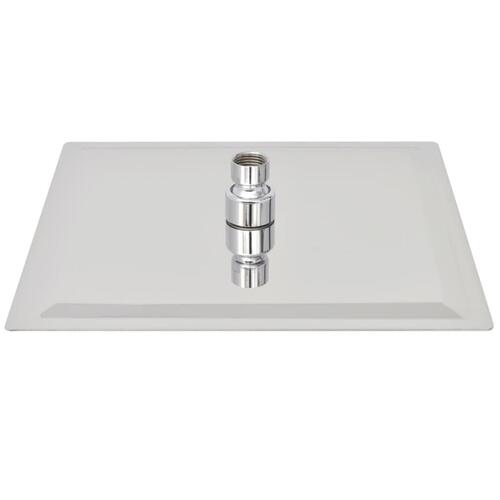 Brusehoved rainshower-funktion 2 stk. rustfrit stål 25 x 25 cm