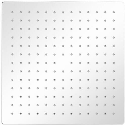 Brusehoved rainshower-funktion 2 stk. rustfrit stål 30 x 30 cm