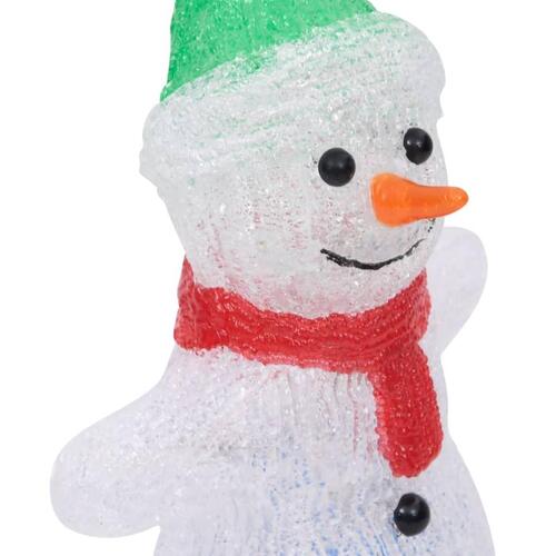 LED-julefigurer 3 stk. akryl inde/ude