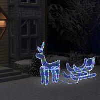 Rensdyr og kane juledekoration 432 LED-lys trådnet