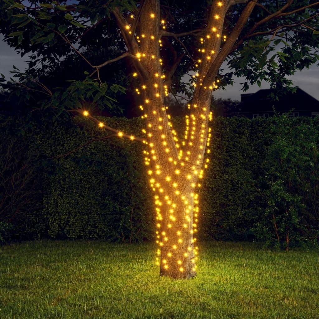 Lyskæder 5 stk. 5x200 LED inde/ude soldrevet varm hvid