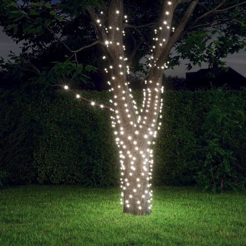 Lyskæder 5 stk. 5x200 LED inde/ude soldrevet kold hvid