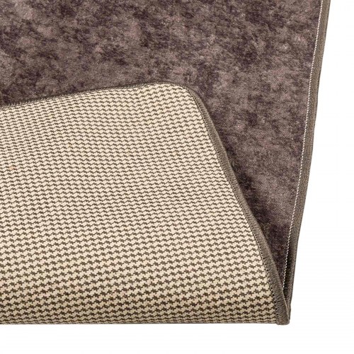 Løber tæppe MARSA - grå 80 × 350 cm, polyester med skridsikker PVC-bagside