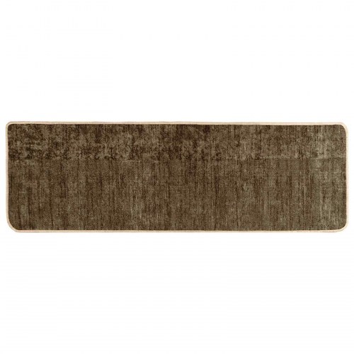 Løber tæppe MARSA - skovgrøn 100 × 350 cm, polyester med skridsikker PVC-bagside