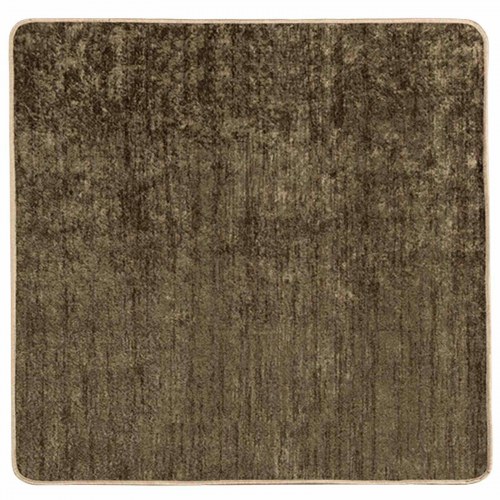 Tæppe runner MARSA - skovgrøn 100 × 100 cm, polyester med skridsikker PVC-bagside
